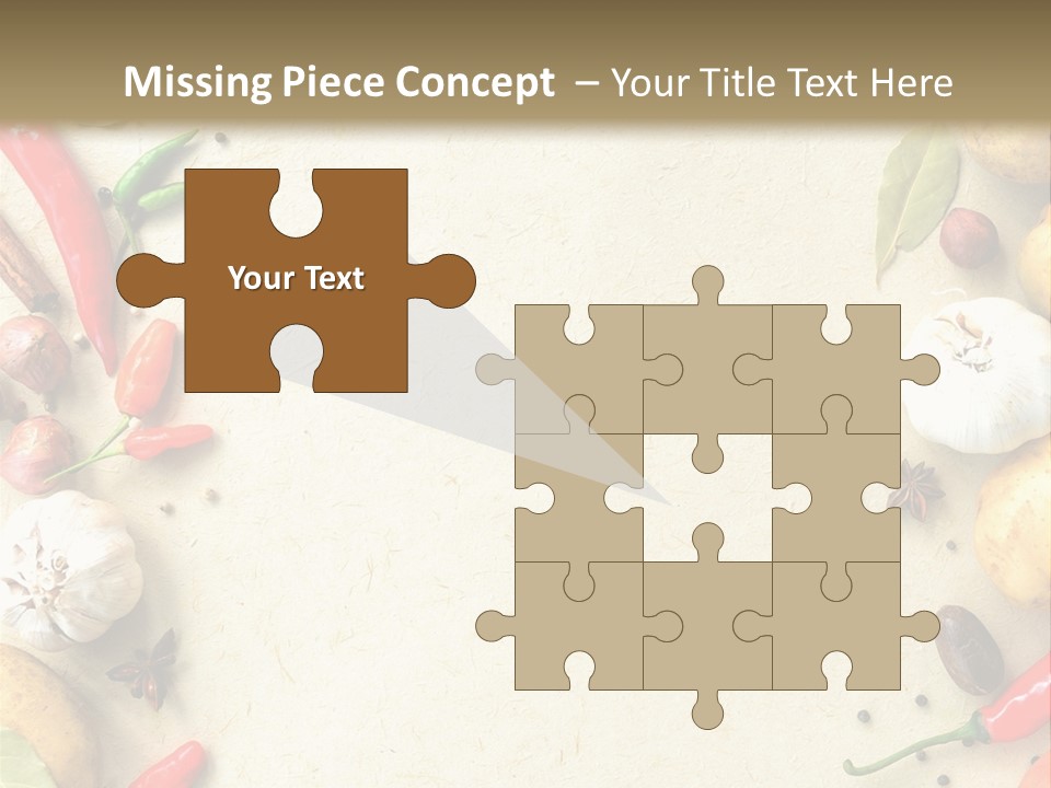 Leaf Laurel Garlic PowerPoint Template