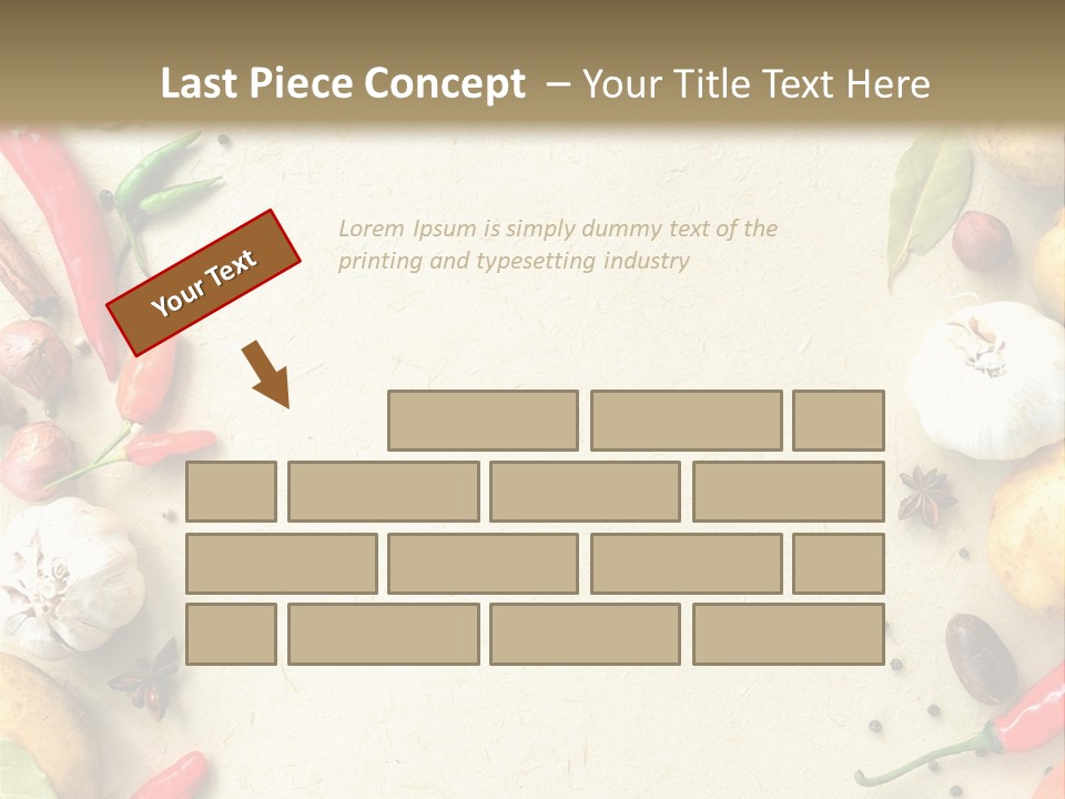 Leaf Laurel Garlic PowerPoint Template