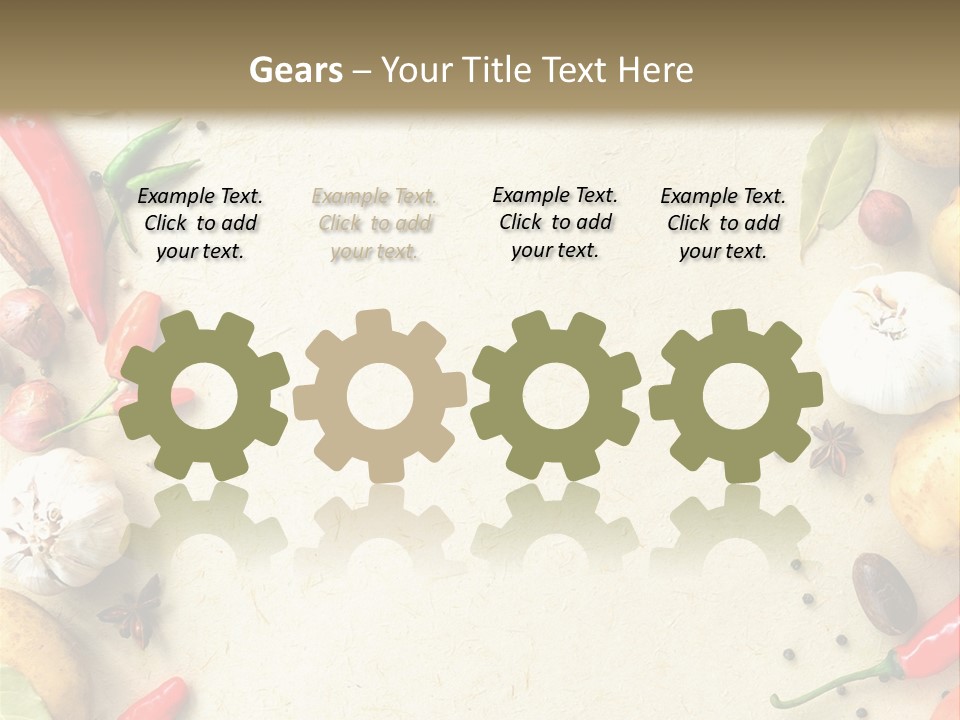 Leaf Laurel Garlic PowerPoint Template