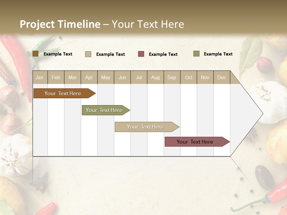 Leaf Laurel Garlic PowerPoint Template