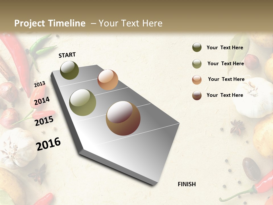 Leaf Laurel Garlic PowerPoint Template