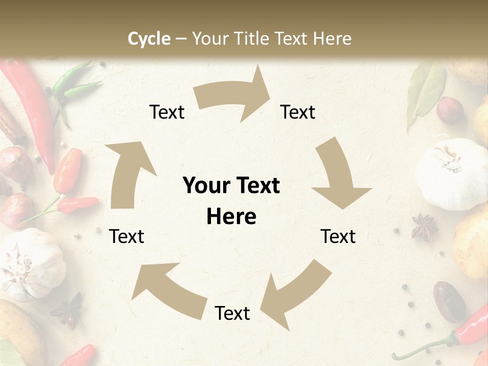 Leaf Laurel Garlic PowerPoint Template