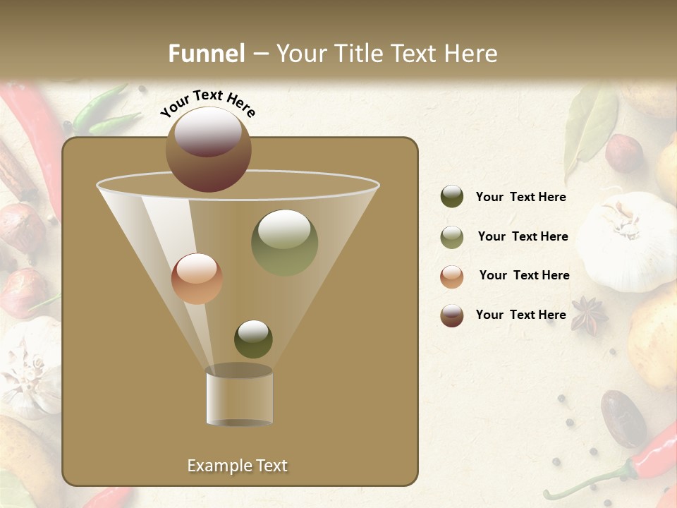 Leaf Laurel Garlic PowerPoint Template