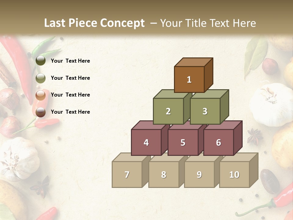 Leaf Laurel Garlic PowerPoint Template