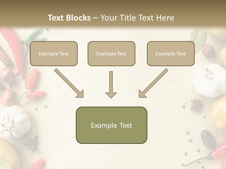 Leaf Laurel Garlic PowerPoint Template
