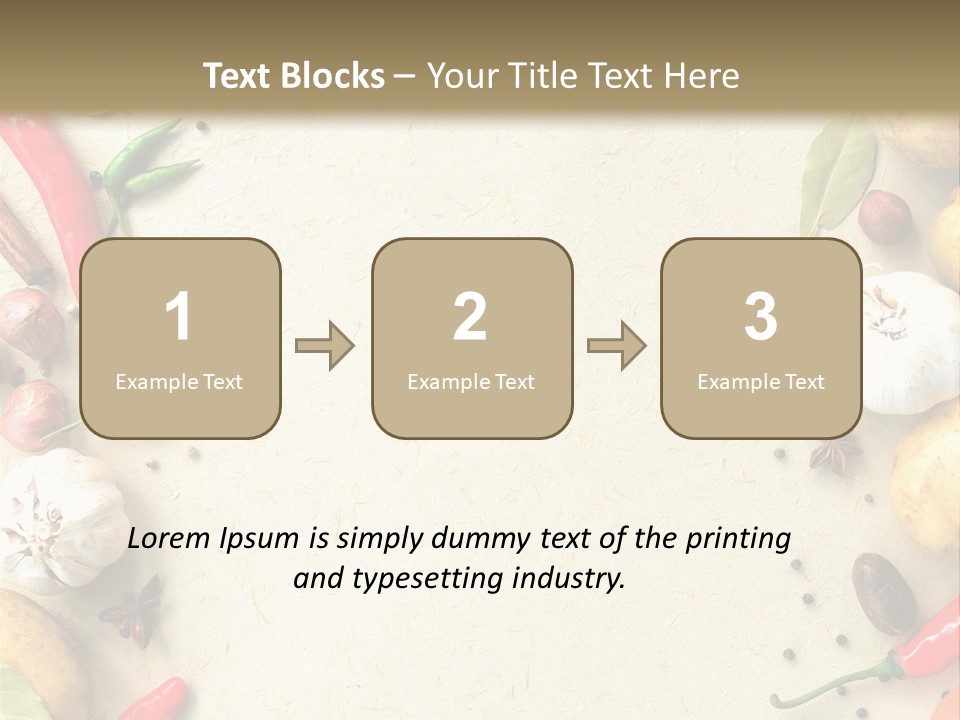 Leaf Laurel Garlic PowerPoint Template