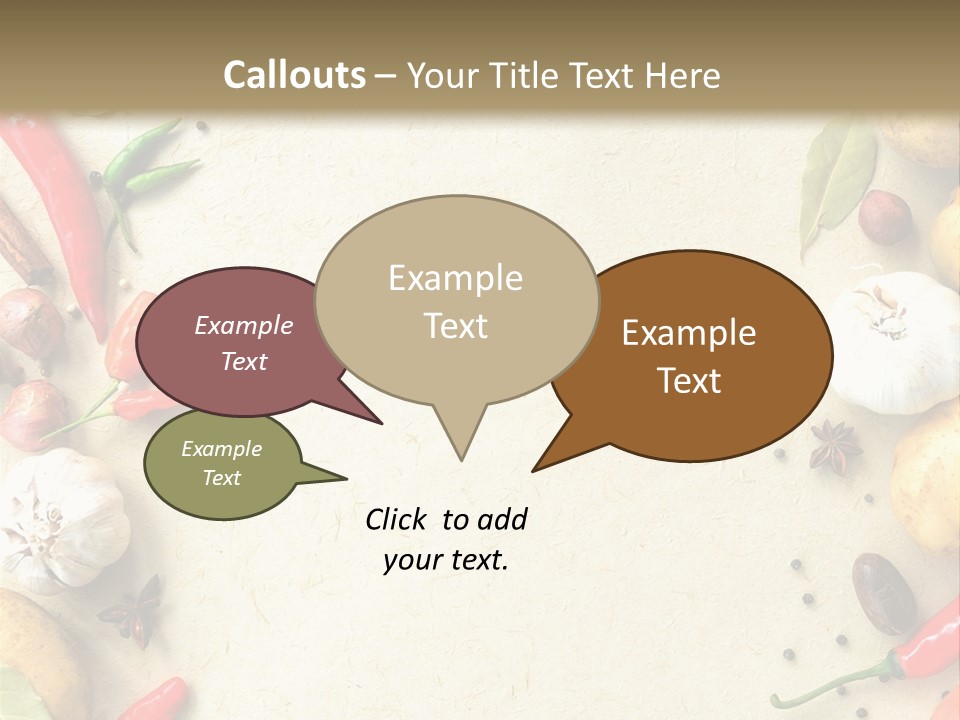 Leaf Laurel Garlic PowerPoint Template