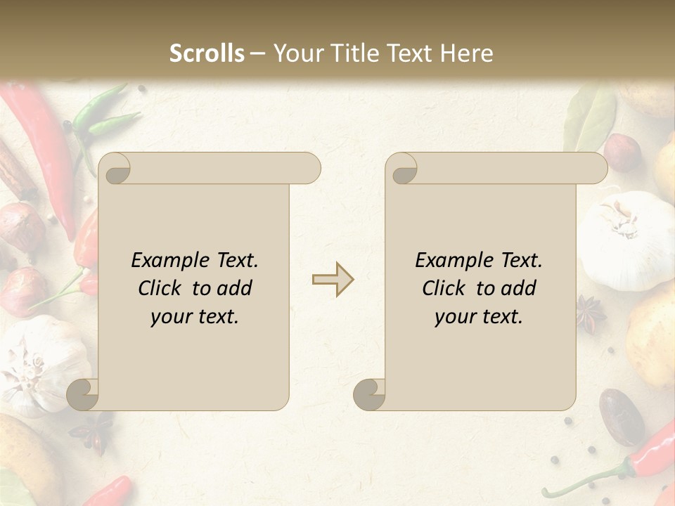 Leaf Laurel Garlic PowerPoint Template