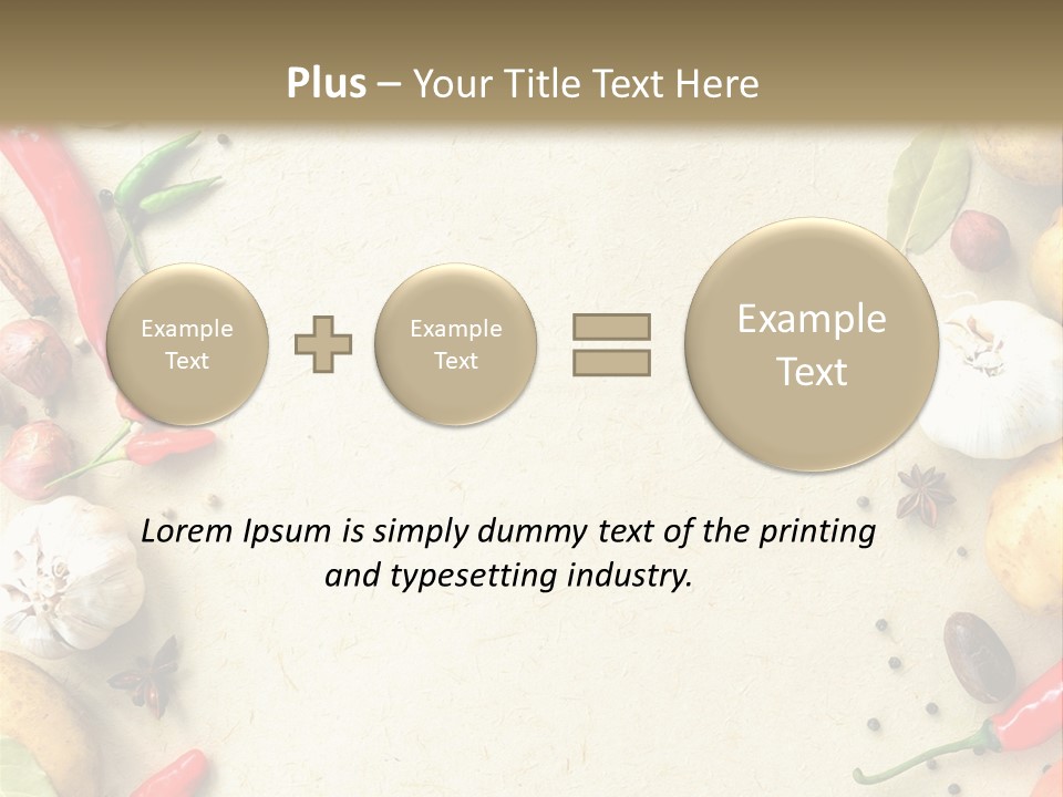 Leaf Laurel Garlic PowerPoint Template