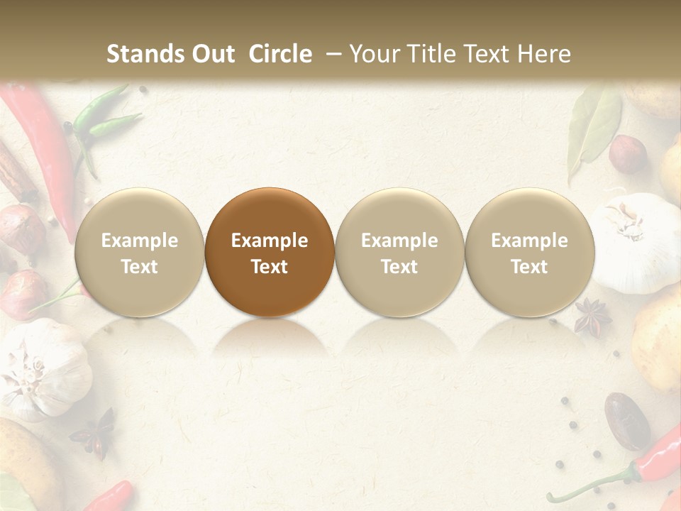 Leaf Laurel Garlic PowerPoint Template