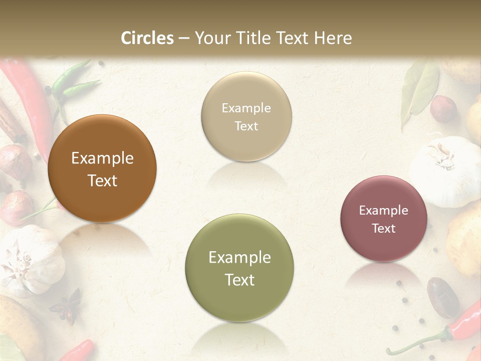 Leaf Laurel Garlic PowerPoint Template