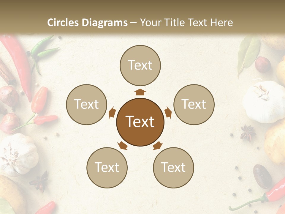 Leaf Laurel Garlic PowerPoint Template