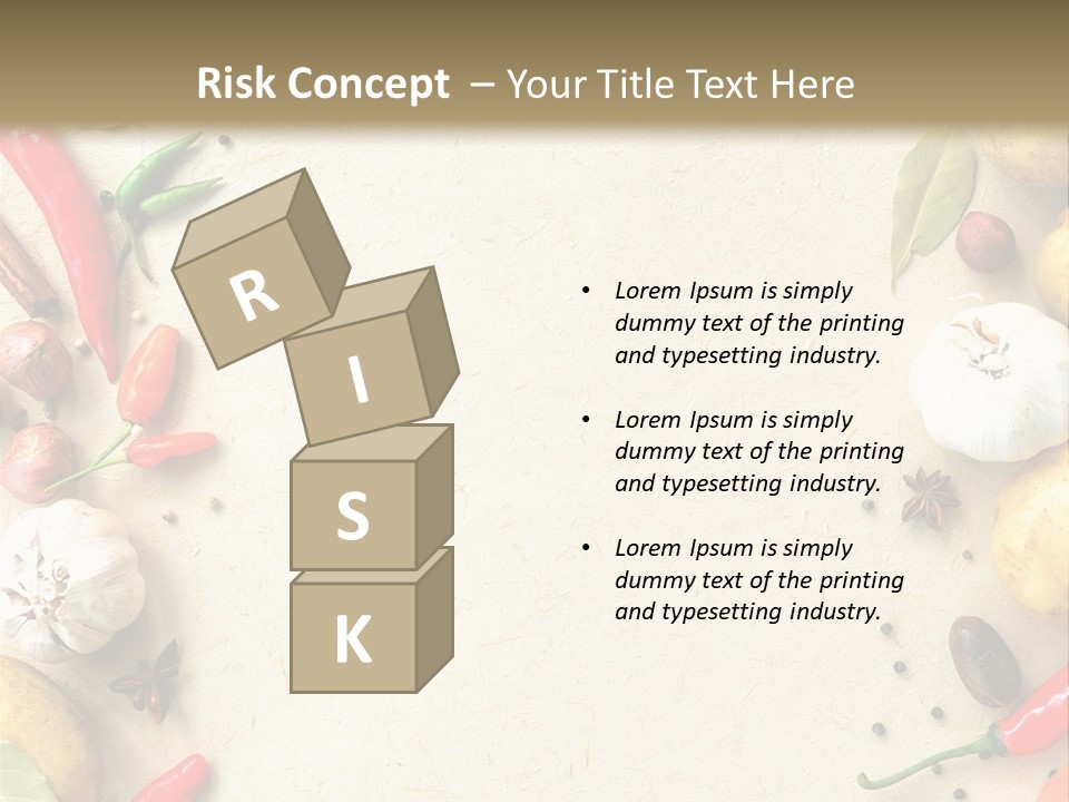 Leaf Laurel Garlic PowerPoint Template