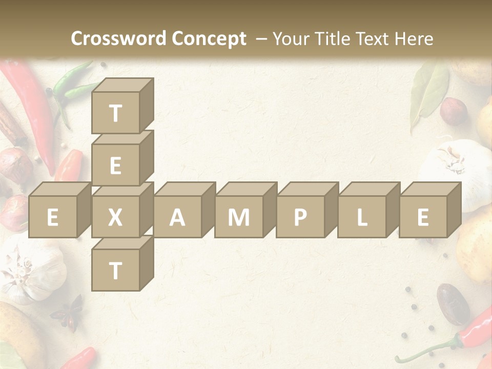 Leaf Laurel Garlic PowerPoint Template