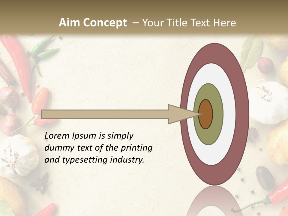 Leaf Laurel Garlic PowerPoint Template