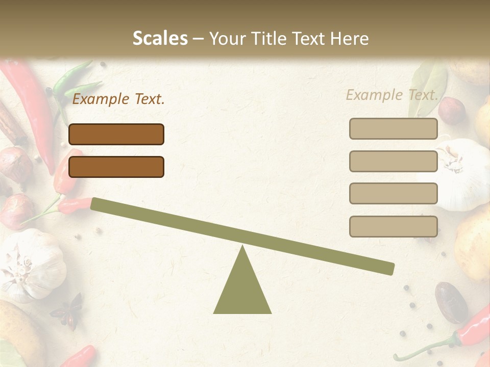 Leaf Laurel Garlic PowerPoint Template