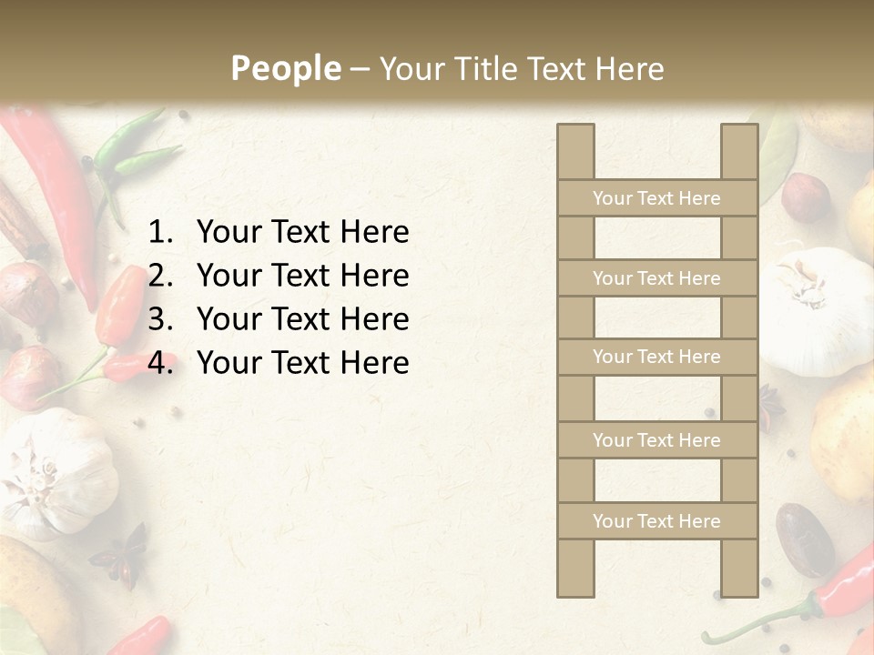 Leaf Laurel Garlic PowerPoint Template