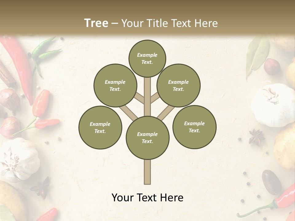 Leaf Laurel Garlic PowerPoint Template