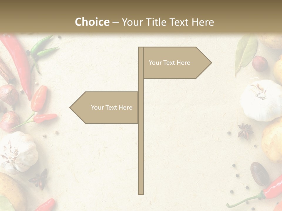 Leaf Laurel Garlic PowerPoint Template