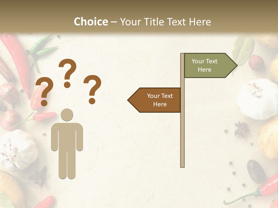 Leaf Laurel Garlic PowerPoint Template