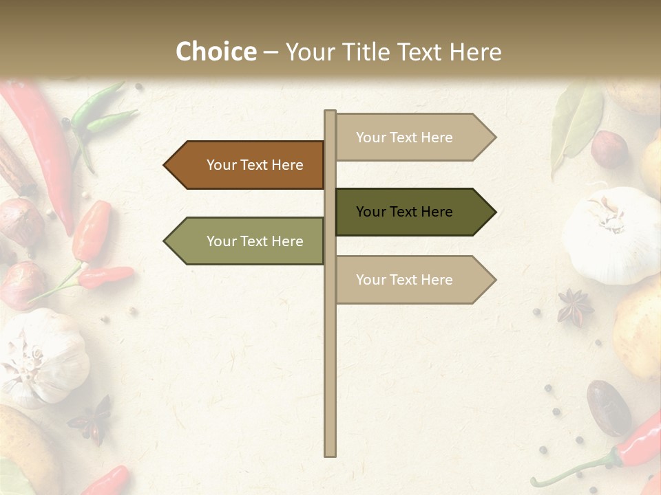 Leaf Laurel Garlic PowerPoint Template