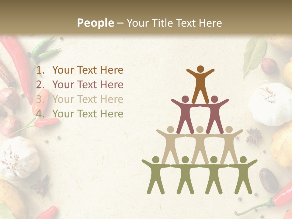 Leaf Laurel Garlic PowerPoint Template