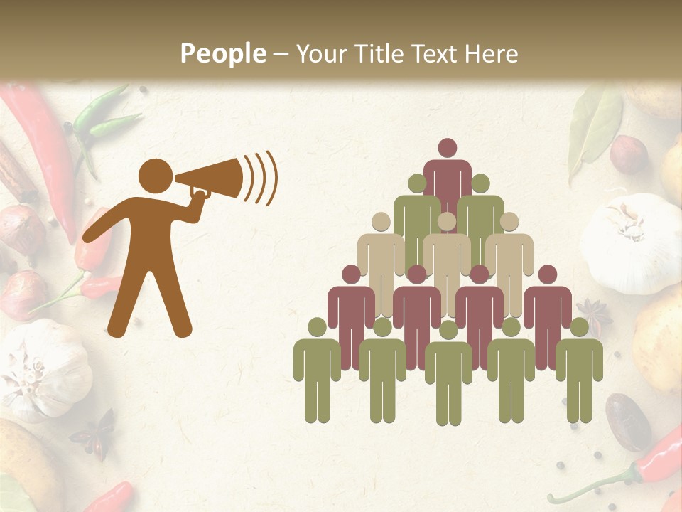 Leaf Laurel Garlic PowerPoint Template