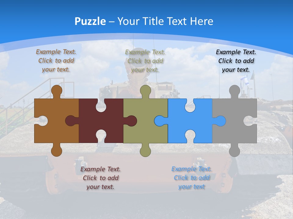 Sky Danger Israel PowerPoint Template