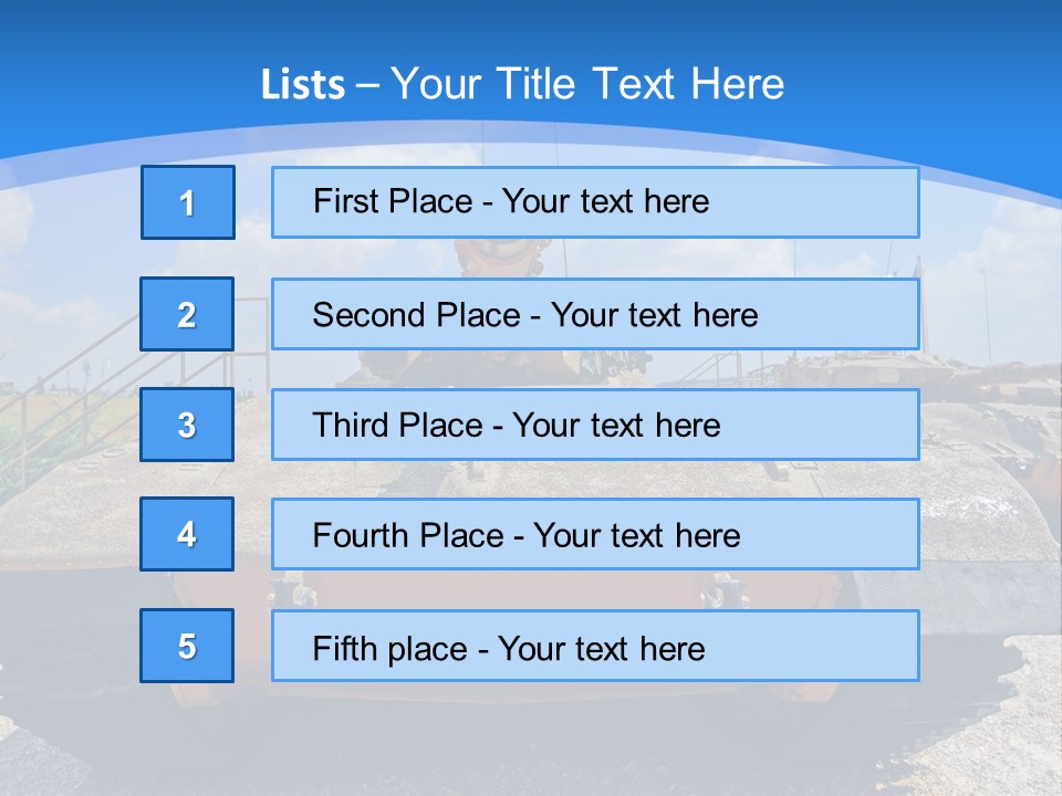 Sky Danger Israel PowerPoint Template