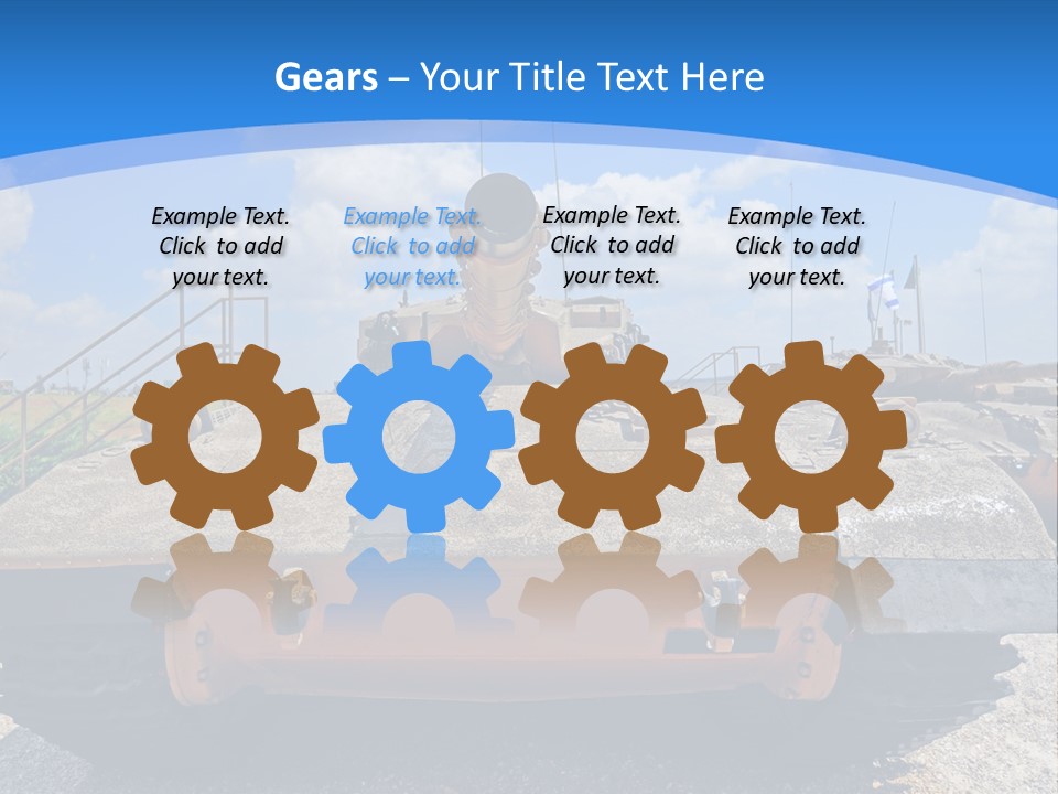 Sky Danger Israel PowerPoint Template