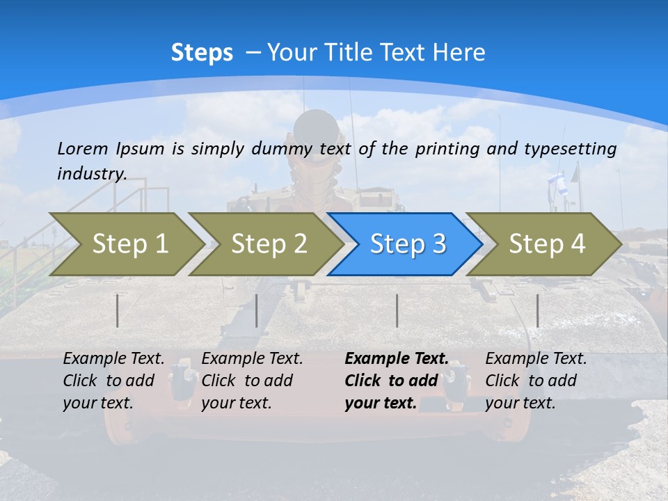 Sky Danger Israel PowerPoint Template
