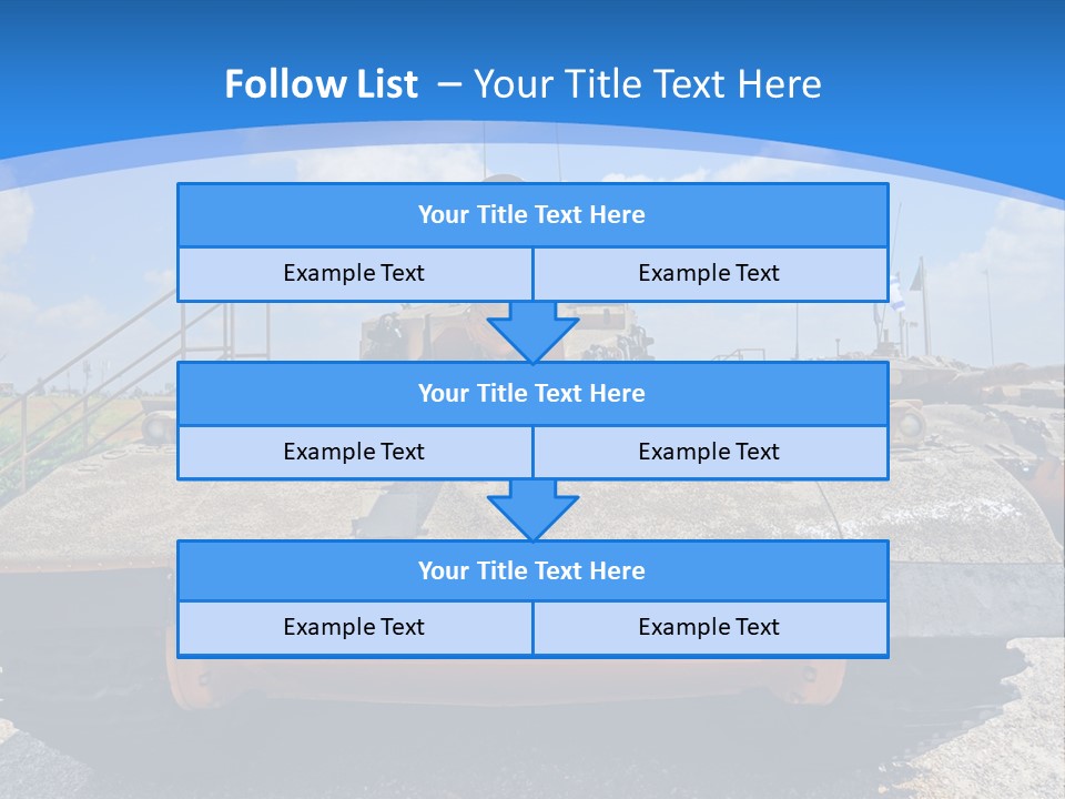 Sky Danger Israel PowerPoint Template