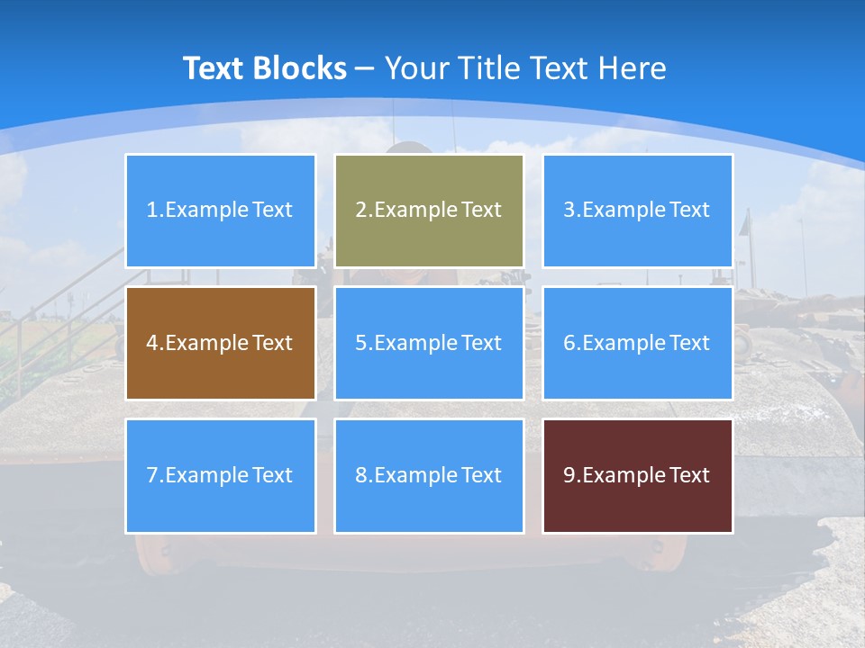 Sky Danger Israel PowerPoint Template