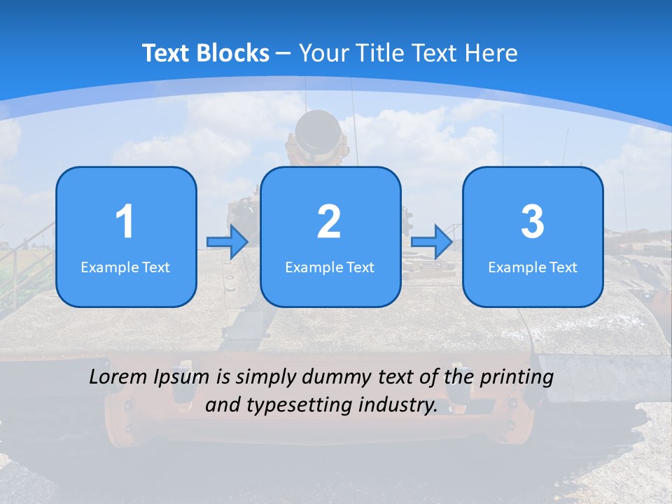 Sky Danger Israel PowerPoint Template