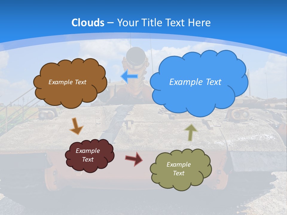 Sky Danger Israel PowerPoint Template