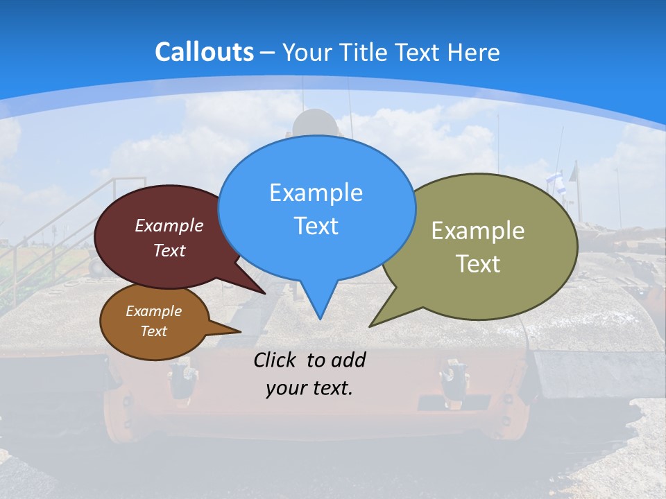 Sky Danger Israel PowerPoint Template