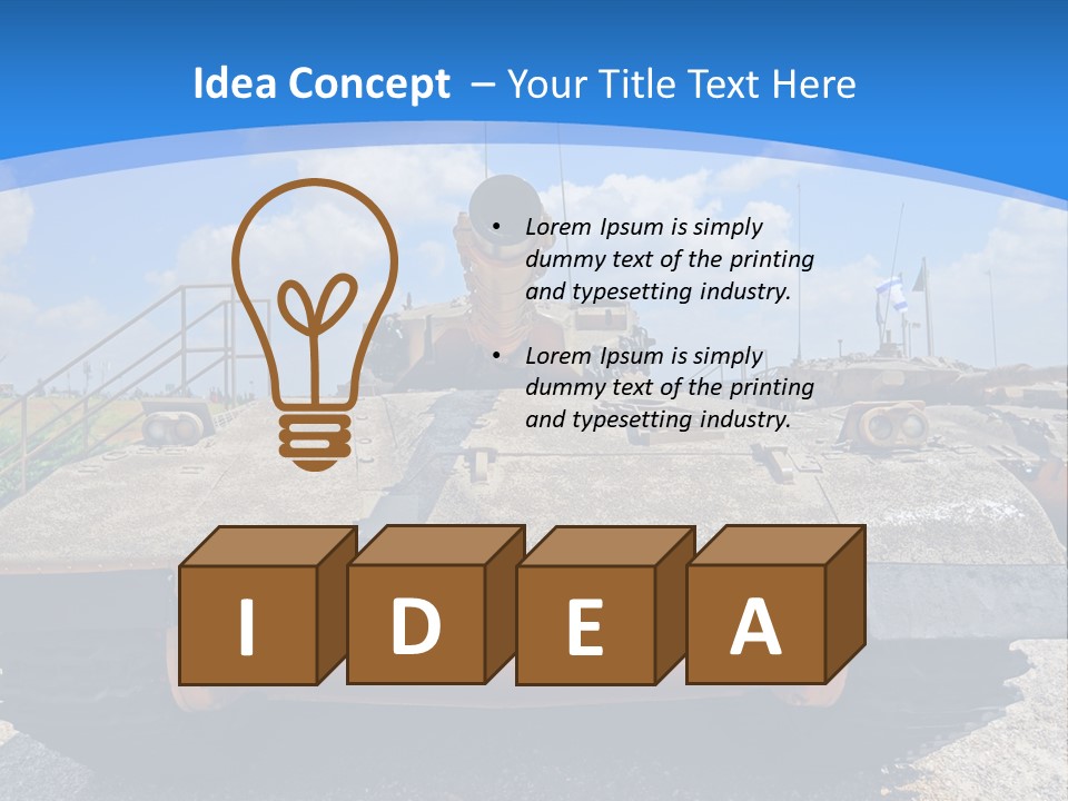 Sky Danger Israel PowerPoint Template