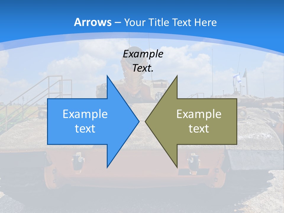 Sky Danger Israel PowerPoint Template