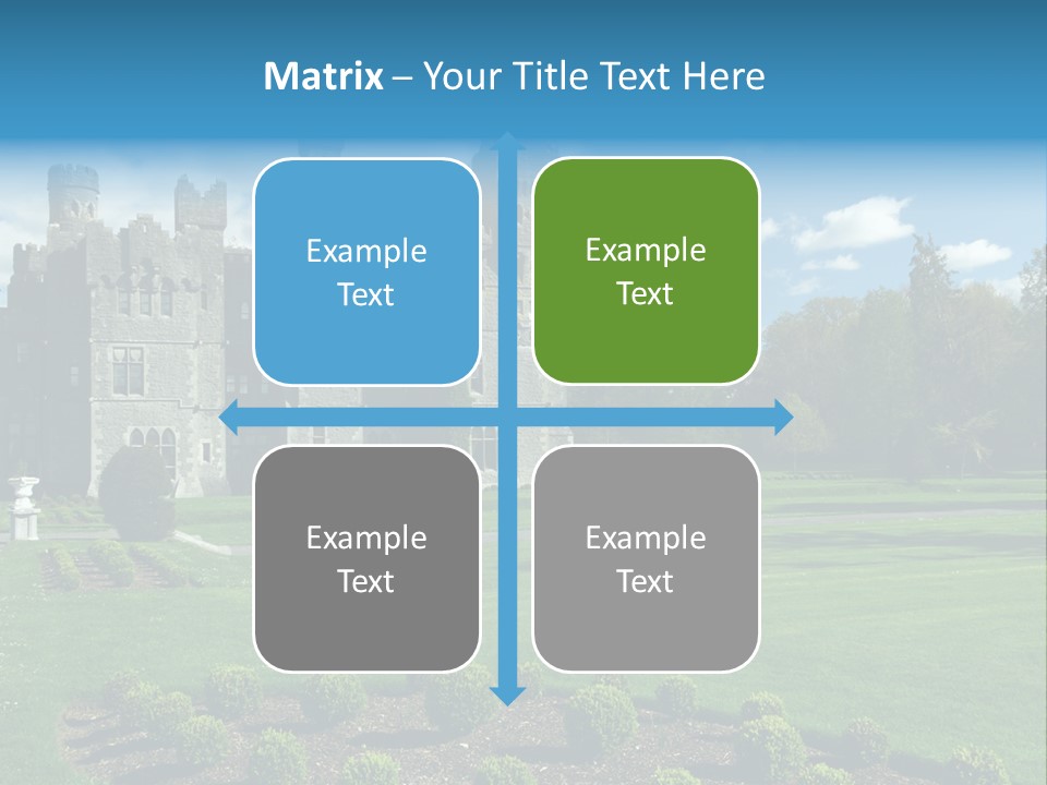 Palace Built Medieval PowerPoint Template