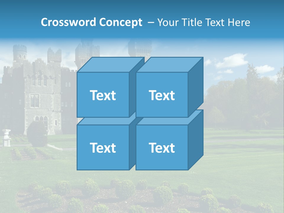 Palace Built Medieval PowerPoint Template
