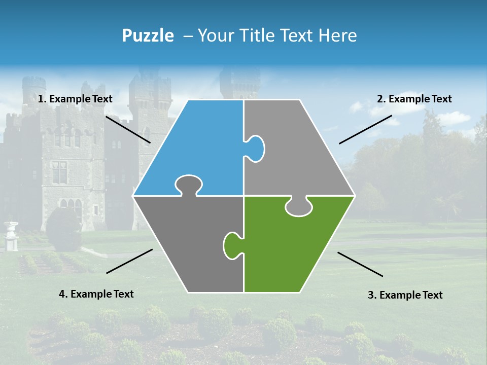 Palace Built Medieval PowerPoint Template