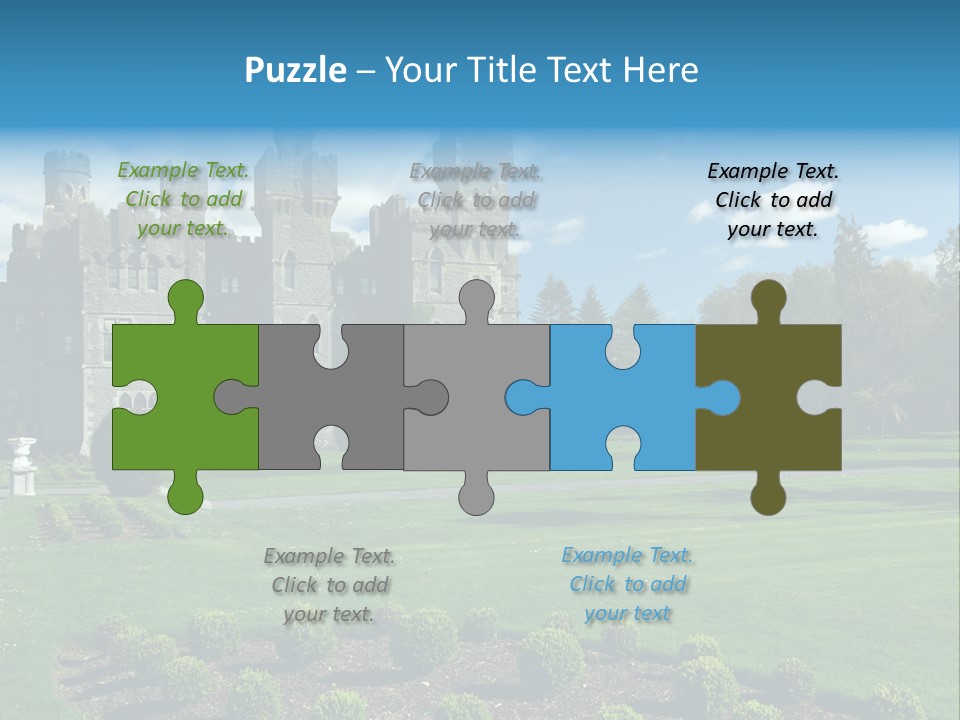 Palace Built Medieval PowerPoint Template