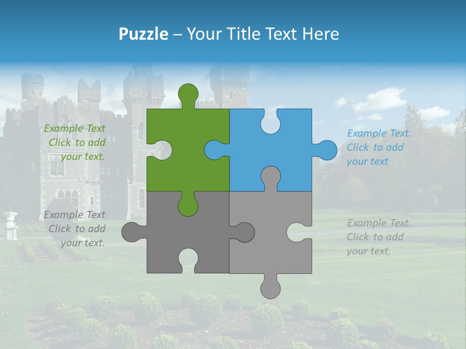 Palace Built Medieval PowerPoint Template