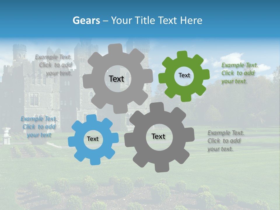 Palace Built Medieval PowerPoint Template