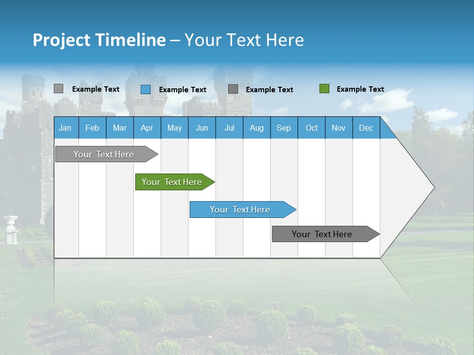 Palace Built Medieval PowerPoint Template