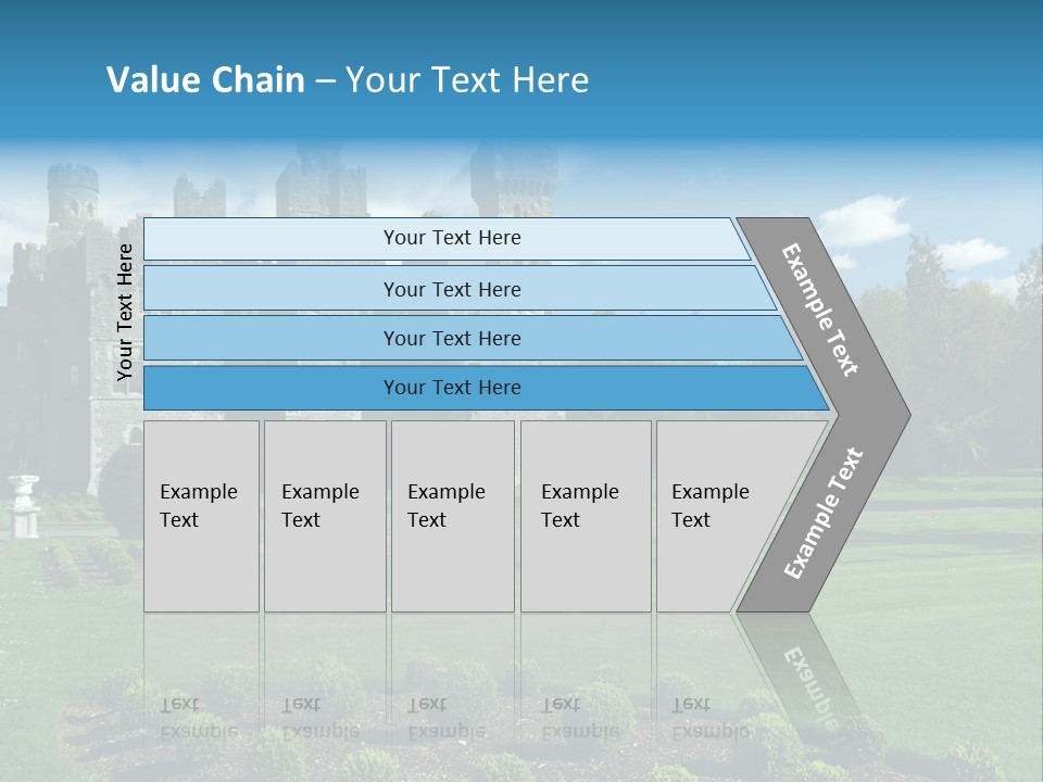 Palace Built Medieval PowerPoint Template