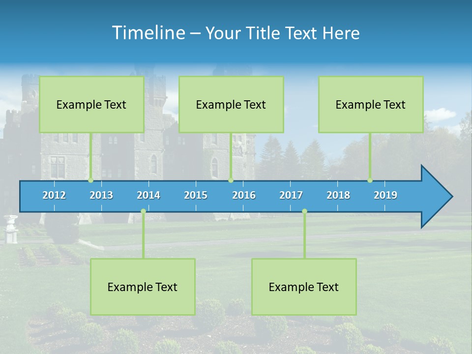 Palace Built Medieval PowerPoint Template