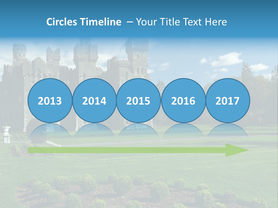 Palace Built Medieval PowerPoint Template