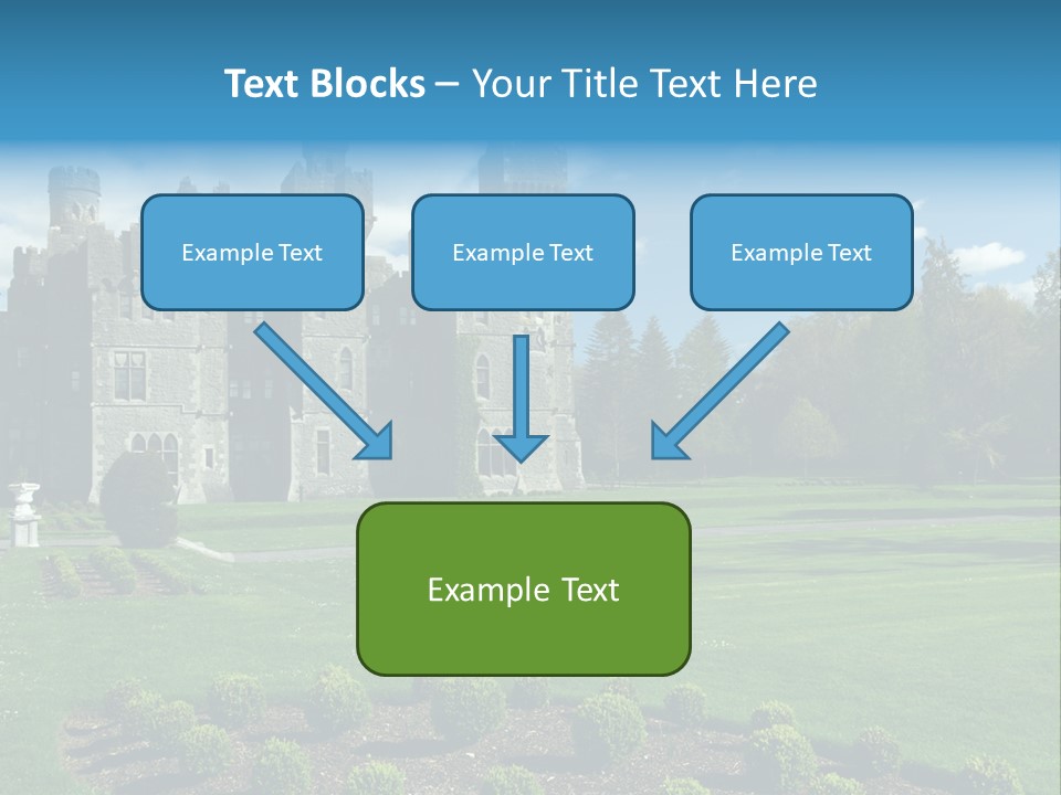 Palace Built Medieval PowerPoint Template