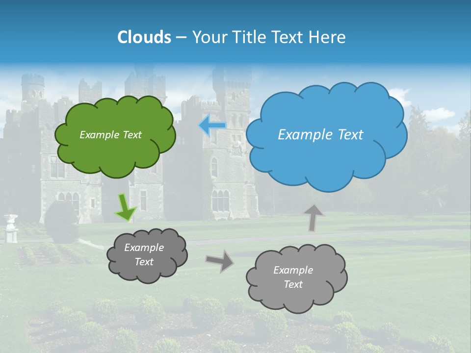 Palace Built Medieval PowerPoint Template